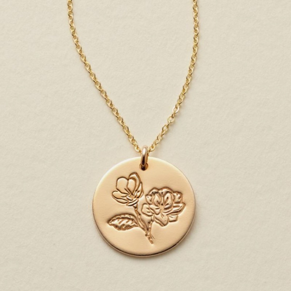 Magnolia Bohemian Minimalist Pretty Charm Necklace - Picture 3 of 6